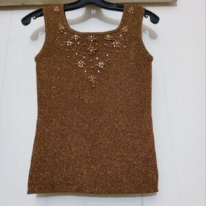 Vintage beaded tank